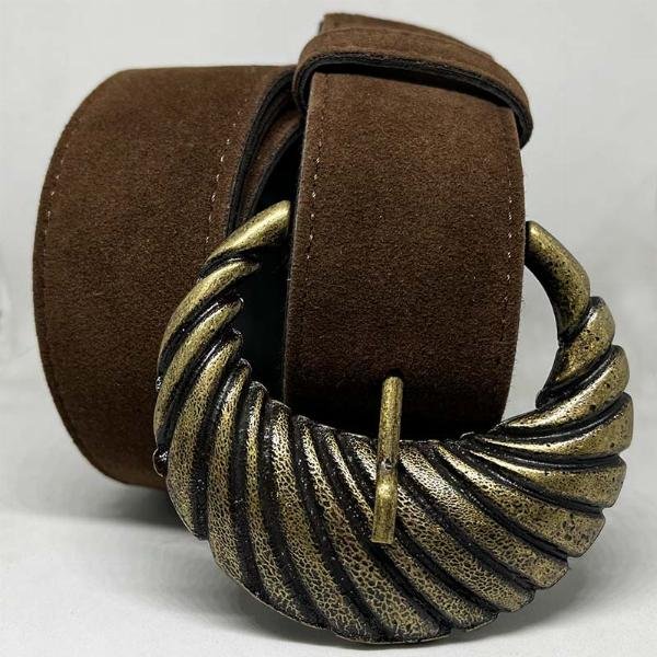 Medialuna trenzada gamuza (40mm)