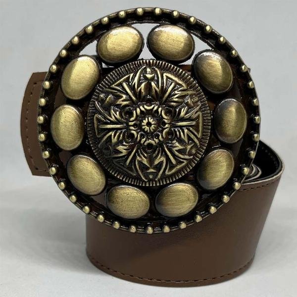 Chapón flor bronce (40mm)