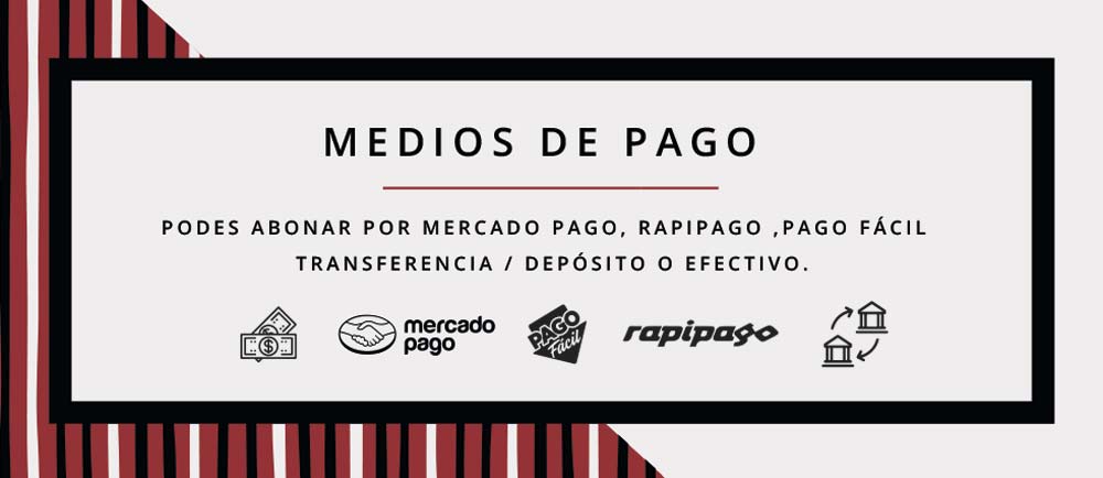 Medios de pago disponibles